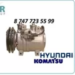 Компрессор кондиционера на экскаватор Hyundai 11N6-90040