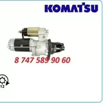 Стартер на грейдер Komatsu 600-813-3672