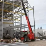 Услуги аренды спецтехники. Аренда телескопических погрузчиков MANITOU