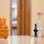 Складные раздвижные межкомнатные двери гармошка перегородка купе ширма