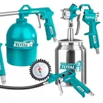 Набор пневмоинструмента (5 предметов) TOTAL. Новый!