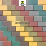 Прессованная брусчатка-вибропрессованная Кирпич