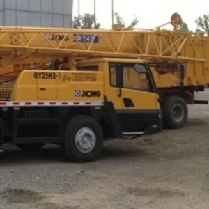Автокраны XCMG,  ZOOMLION,  4-5 секций,  25 тонники, рычажный и джойстик