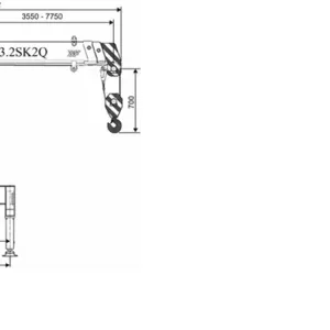 Крано-манипуляторные установки XCMG  от 3, 2тн до 8 тонн