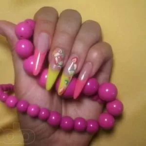 наращивание ногтей на дому.алматы