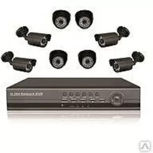 Готовый комлект системы видеонаблюдения на 8 видеокамер