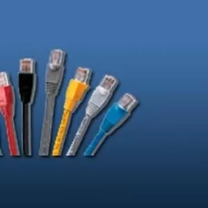 LinkBasic CAA01-SC5E-1-B  Cat 5E FTP патч корд,  1m,  цвет голубой