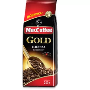 Купить кофе MacCoffee Gold молотый и зерновой