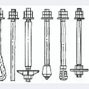 Болты фундаментные с анкерной плитой