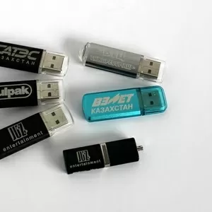 Флешка с  Вашим логотипом,  USB flash c лазерной гравировкой в Алматы.