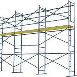 Aренда строительных лесов и телескопических стоек.