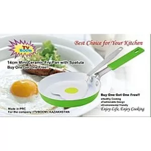 Мини-Сковорода с керамическим покрытием Завтрак 14см+лопатка