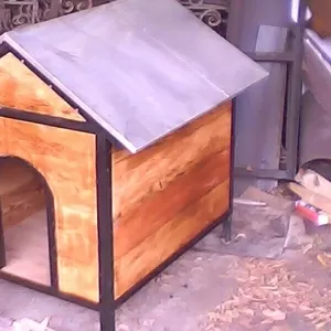 Изготовление утепленных будок для собак