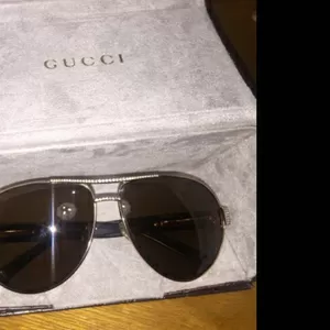 Дизайнерские Золотые очки Gucci - очки Гуччи