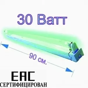 Кварцевая,  ультрафиолетовая,  бактерицидная лампа 30 Ватт / 90 см