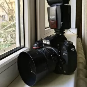 Nikon D610 + Объектив 50mm f/1.4 + Вспышка Yongnuo