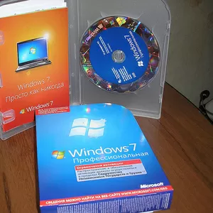 Microsoft Win 7  Professional Russian (СНГ) Box  32 64 Bit