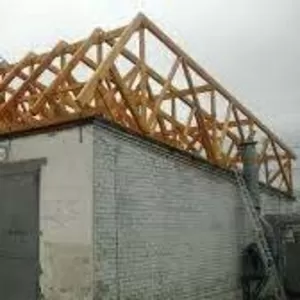 Ремонт крыши гаража.  Профнастил( Карагандинский) в Алматы