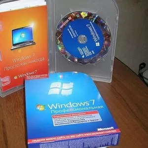 Microsoft Win 7 Professional Russian BOX 32 64 Bit СНГ ( Упаковка )