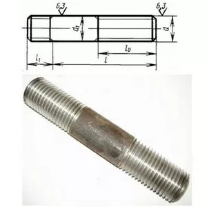 Шпильки фланцевые ГОСТ 9066-75 для фланцевых соединений