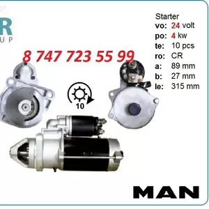 Стартер на грузовой автомобиль Man 0001231008