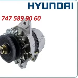 Генератор на экскаватор Hyundai r250 21q6-41000