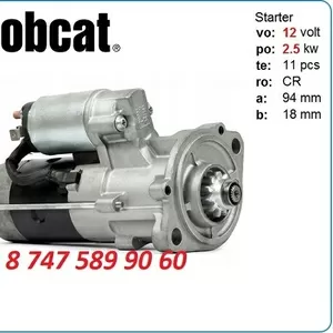 Стартер Bobcat zx70,  Isuzu 4jb1