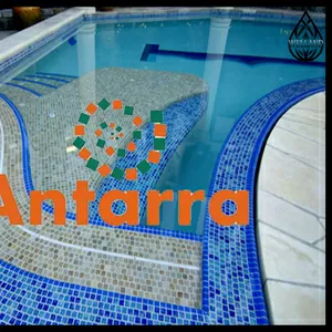 Мозаика стеклянная Antarra для бассейна