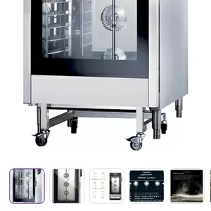 Печь конвекционная UNOX XB 1083 серии BakerLux предназначена для приго