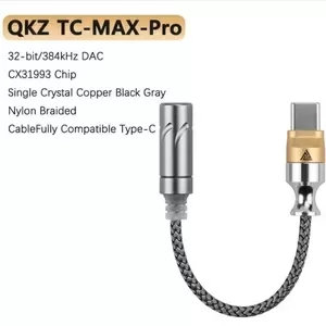 ЦАП усилитель QKZ CX31993 MAX PRO USB Type-C на 3, 5 мм