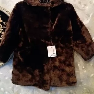 Продам детскую цигейковую Шубу новую Литва