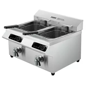 Индукционная фритюрница двухсекционные Мощность:  3500+3500 Вт Габарит