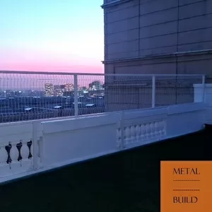 Ограждения балконов,  крыш под ключ: Алматы,  Конаев. Гарантия