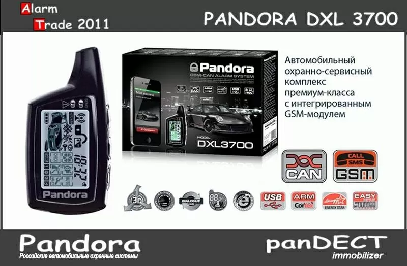 Aвтосигнализации PANDORA  2