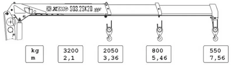 Крано-манипуляторные установки XCMG  от 3, 2тн до 8 тонн 4