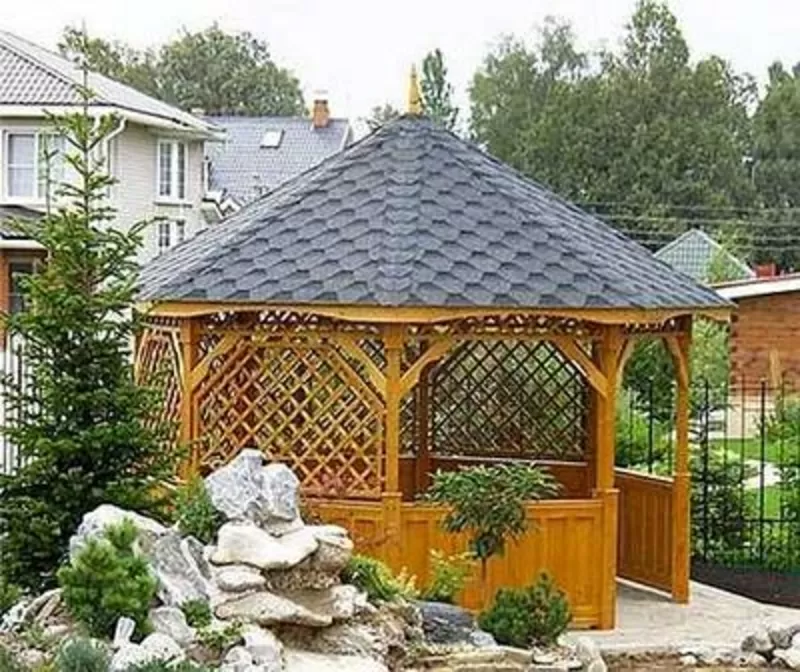 Изготовление беседок, садовой мебели, навесов под заказ