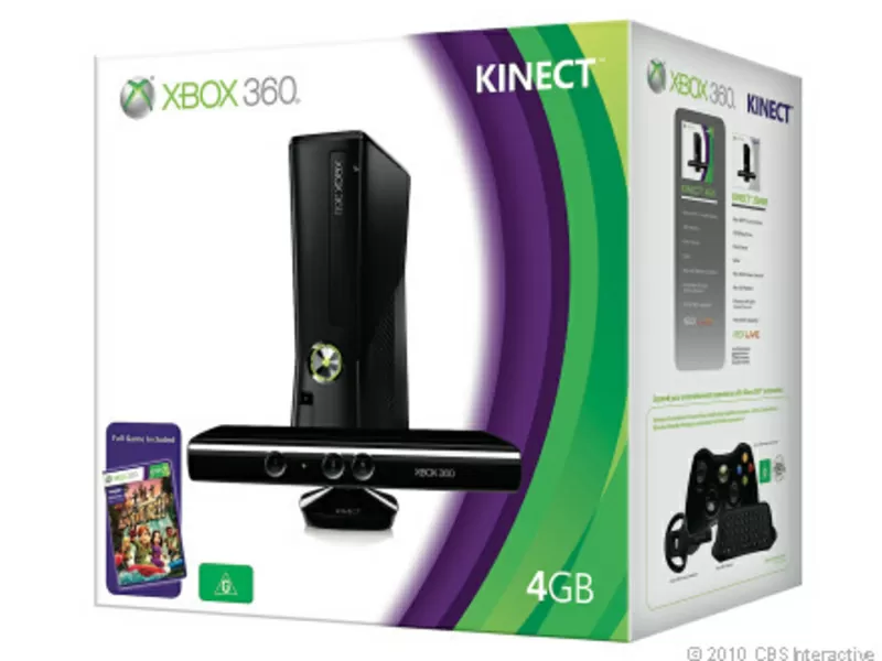 Microsoft Xbox 360 Slim 4Gb + Kinect