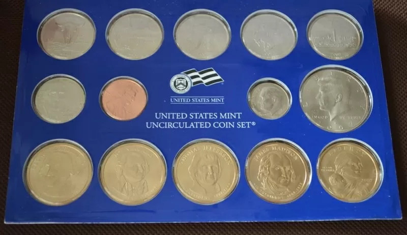 Продам американские монеты Филадельфия 2007 3