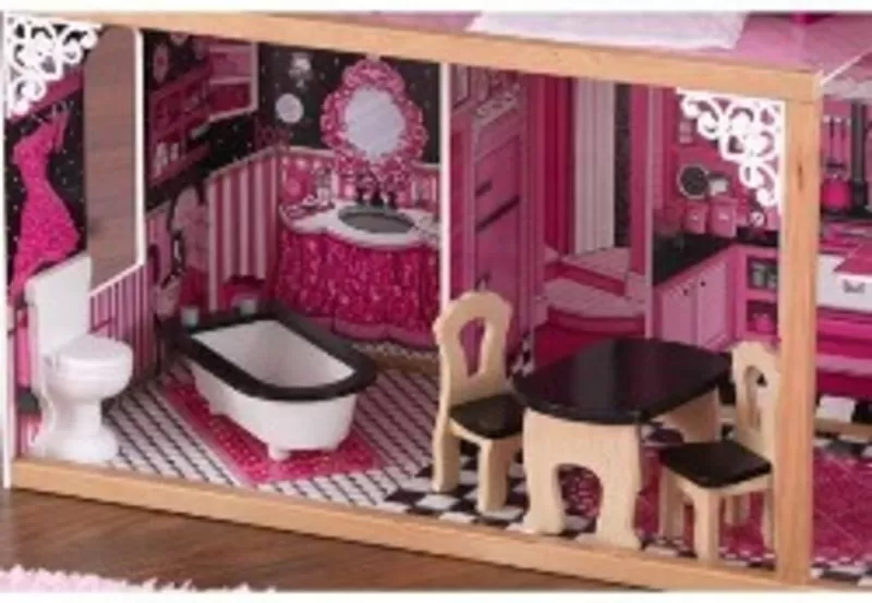 KidKraft Кукольный домик для Барби с мебелью Амелия в наличии 2