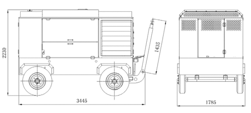 Компрессор Дизельный передвижной CPS750-10 Chicago Pneumatic 4