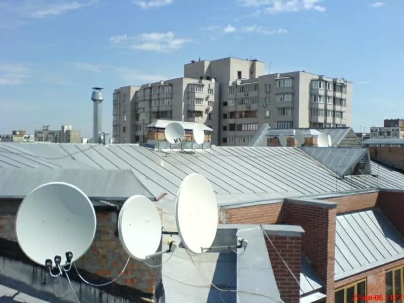 Установка и настройка спутниковых антенн (тарелок) в Алматы.