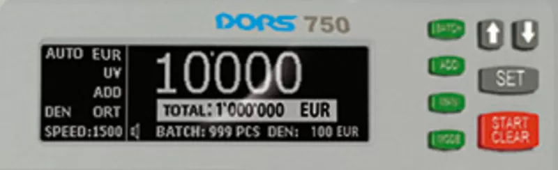 Счетчики банкнот DORS 750 3