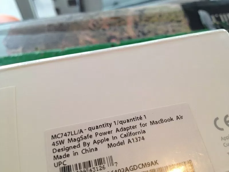 Apple MagSafe 45W MC747LL/A Оригинал бокс запечатанные ! 3