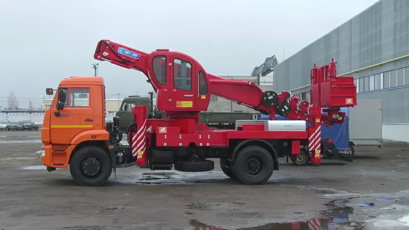 Камаз-43118. Автоподъемник (высота подъема 28-75 м.)