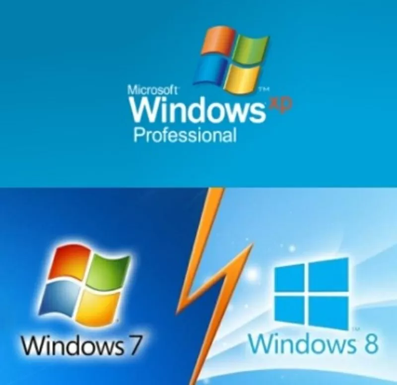 Переустановка,  установка Windows XP,  7,  8.1,  10 Алматы