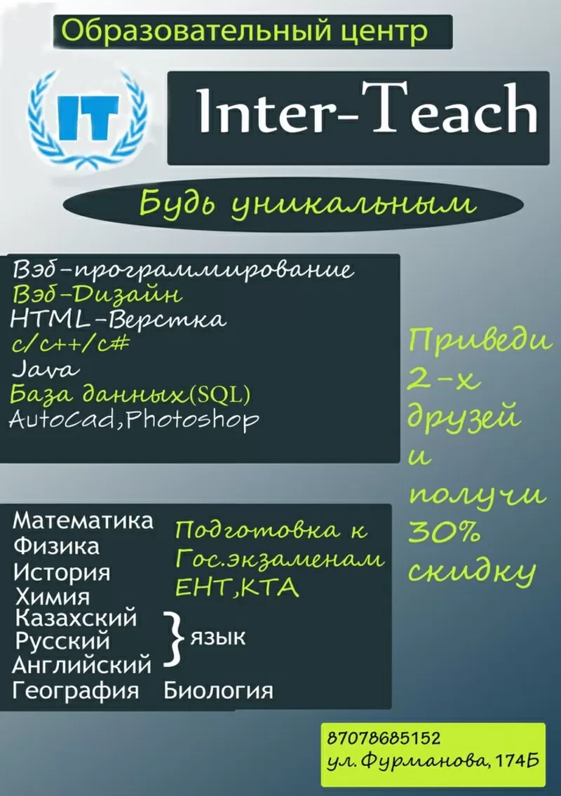 Inter-Teach Center-центр естественных наук 