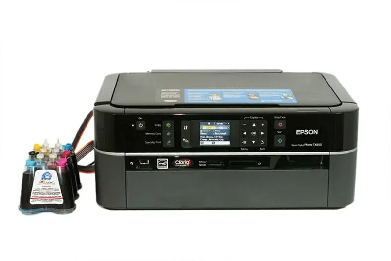 Аренда цветного принтера Epson TX650 с СНПЧ