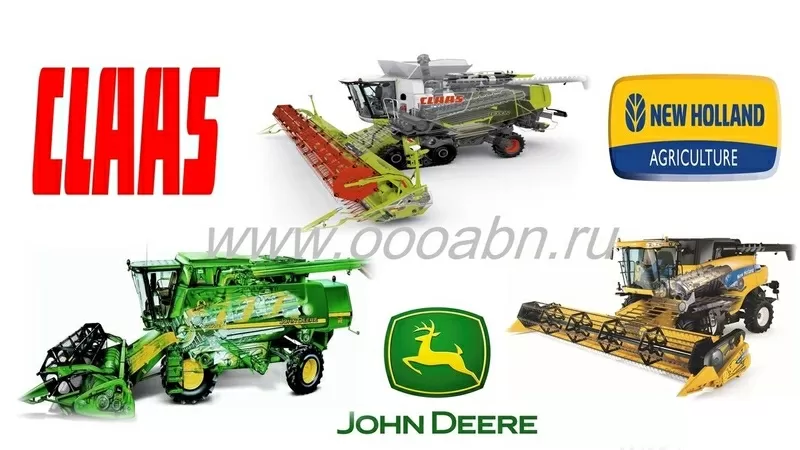 АБН-запчасти для комбайнов CLaas, New Holland и John Deere 