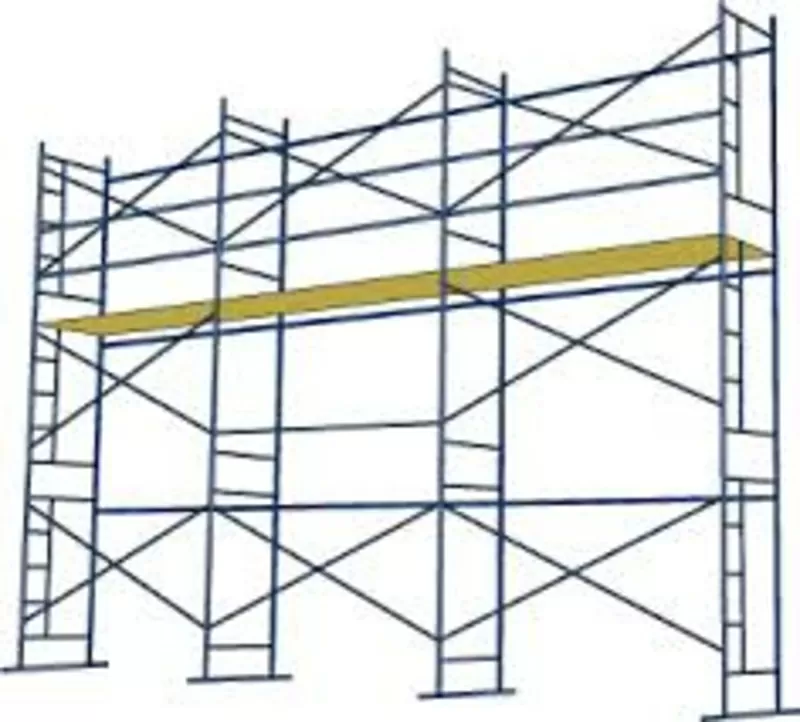 Aренда строительных лесов и телескопических стоек.