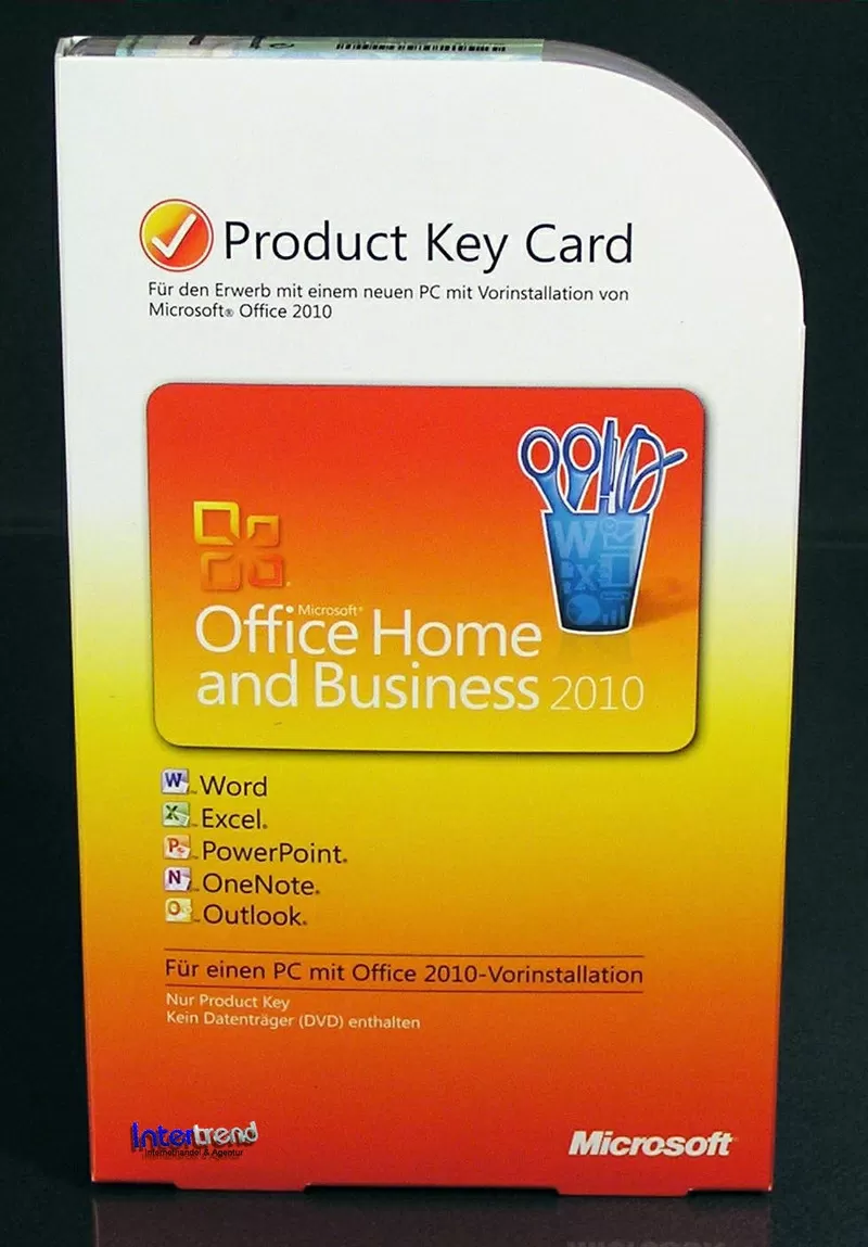 Office 2010 Home and Bussines Rus. Key Card